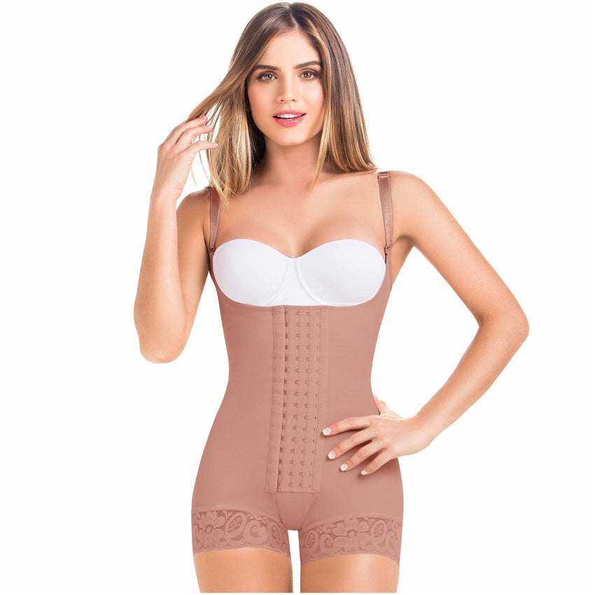 Fajas MariaE 9334T | Butt Lifter Shapewear Bodysuit | Postpartum and Daily Use