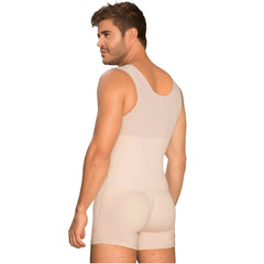 Fajas Colombianas Post Surgery Stage 2 & Everyday Use Short Body Shaper for Men MariaE 8128