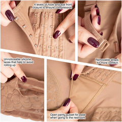 Fajas Colombianas Reductoras Postpartum Colombian Shapewear MariaE 9434